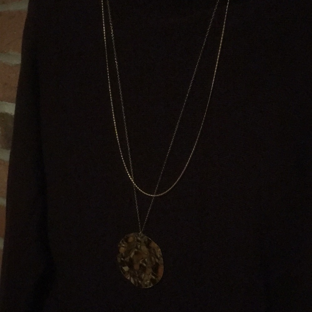 Gorjana josephine double layer pendant necklace